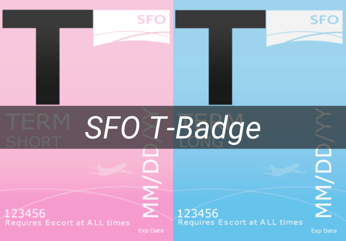 An image of the SFO T-Badge application